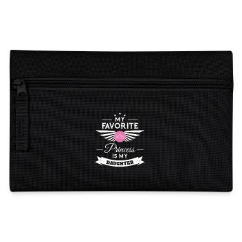 My favorite princess is my daughter - Pencil Case - black - Front