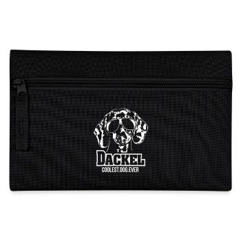 DACHEL coolest dog - Pencil Case - black - Front