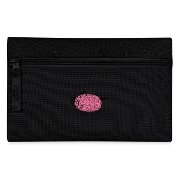 porcs rose fantaisie de l'empreinte digitale - Trousse - noir - Devant
