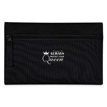 Always protect your queen - Federtasche - Schwarz - Vorne