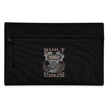 Built and even stainless biker born 1962 - Pencil Case - black - Front