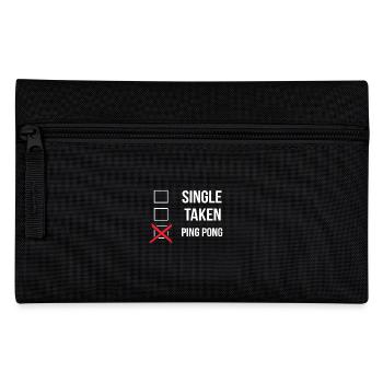 Single Taken Ping Pong - Federtasche - Schwarz - Vorne