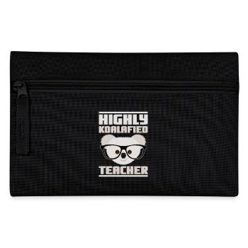 Highly Koalafied Teacher - Koala Teacher - Pencil Case - black - Front