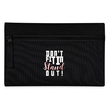 Ne pas inclure dans STAND OUT Inspirational Life Quote - Trousse - noir - Devant