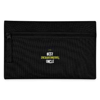 Distressed - BEST SNOWBOARDING UNCLE - Pencil Case - black - Front