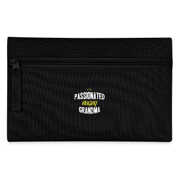 Distressed - PASSIONATED RUGBY GRANDMA - Pencil Case - black - Front