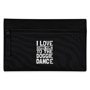 I love the dance of my dog - Pencil Case - black - Front