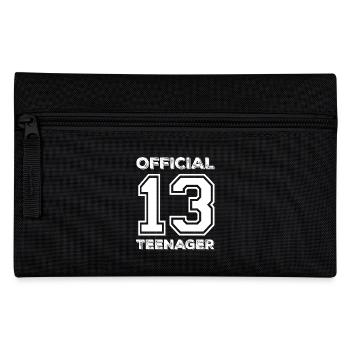 Official teenager 13th birthday gift - Pencil Case - black - Front
