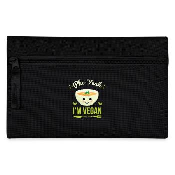 Pho Yeah! I'm Vegan Sweet Desgin for Vegans - Pencil Case - black - Front
