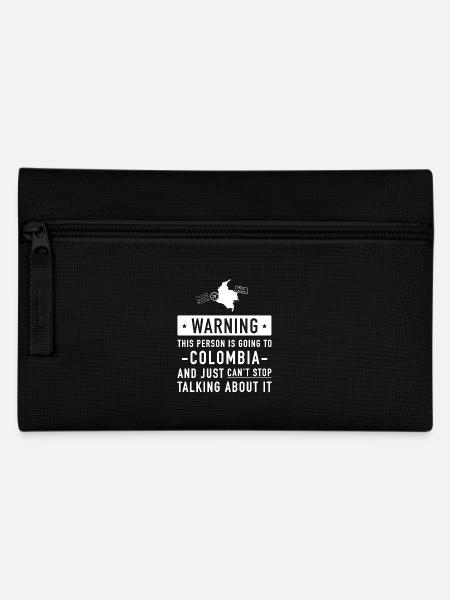 Ursprünglich Geschenk Kolumbien Urlaub - Federtasche - Schwarz