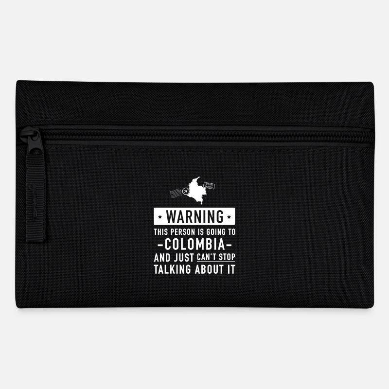 Ursprünglich Geschenk Kolumbien Urlaub - Federtasche - Schwarz