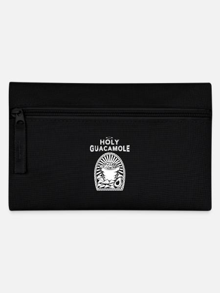 Avocado Holy Moly Guacamole Nacho Lover - Pencil Case - black