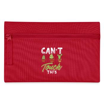 Funny Cactus Shirt Distressed - Federtasche - Rot - Vorne