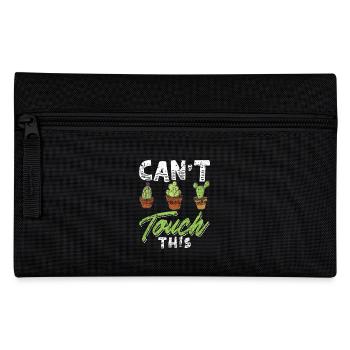 Funny Cactus Shirt Distressed - Pencil Case - black - Front