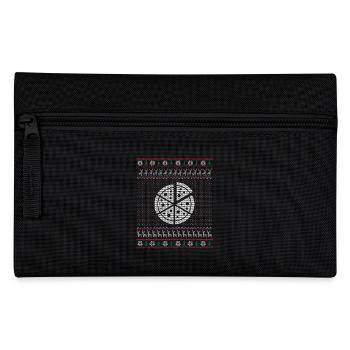 Pizza Ugly Christmas Sweater Gift - Pencil Case - black - Front