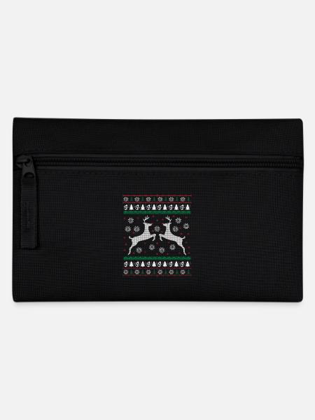 Rendeer Ugly Christmas Sweater Geschenk - Federtasche - Schwarz
