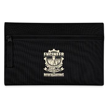 Ingenieur Techniker Bauingenieur Computer Geschenk - Federtasche - Schwarz - Vorne