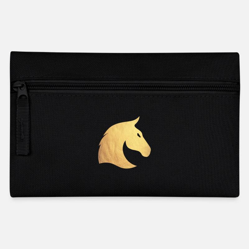 cheval d'or - Trousse - noir