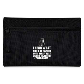Smoking Cat cadeau Fun - Trousse - noir - Devant