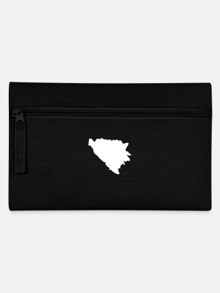 Bosnien und Herzegowina originelle Geschenkidee - Federtasche - Schwarz