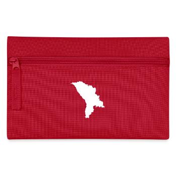 Moldawien originelle Geschenkidee - Federtasche - Rot - Vorne