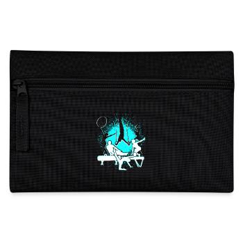 Gymnastics gymnastics gymnastics gift - Pencil Case - black - Front
