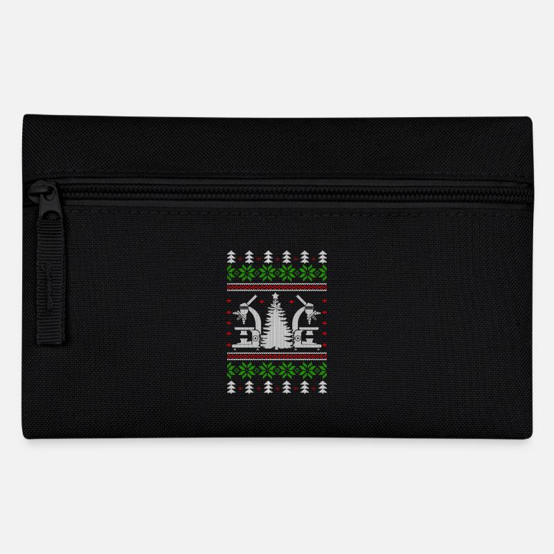 chemistry science ugly christmas - Federtasche - Schwarz