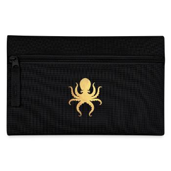 gold Oktopus - Federtasche - Schwarz - Vorne