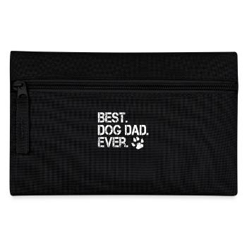 Le meilleur papa de chien! Chien cadeau propriétaire - Trousse - noir - Devant