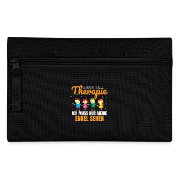Oma, Omi, Geschenk, Tshirt, Großmutter, Großeltern - Federtasche - Schwarz - Vorne
