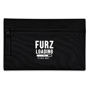 Furz loading... Please wait! - Fart Shirt - Federtasche - Schwarz - Vorne