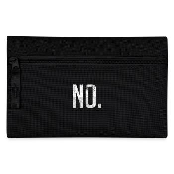 Shirt That Says No - The Word No - Pencil Case - black - Front