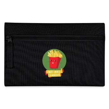 POMMES - WE ARE FAMILY - Pencil Case - black - Front