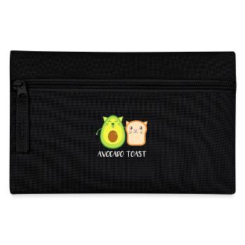 Avocado & Toast Funny T Shirt - Federtasche - Schwarz - Vorne