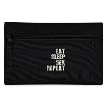 Eat Sleep Sex Repeat - Pencil Case - black - Front