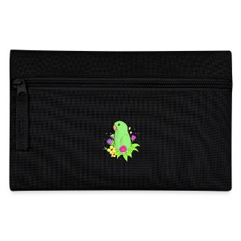 Dwarf Parrot Parakeet Parrots Inseparable - Pencil Case - black - Front