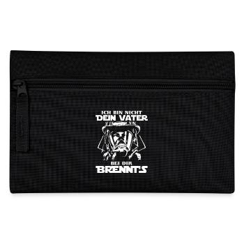 Fire fireman firefighter wife gift - Pencil Case - black - Front