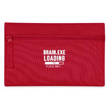 Cerveau exe Chargement en cours ... S'il vous plaît attendre! | cerveau exe - Trousse - rouge - Devant