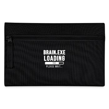 Brain exe loading... please wait! | Brain exe - Federtasche - Schwarz - Vorne