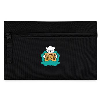 Polar Bear Protest For Science Climate Change Gift - Pencil Case - black - Front