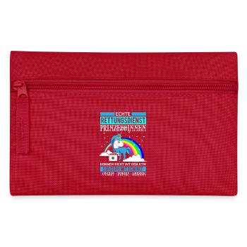 Cadeau de sauvetage princesse Licorne - Trousse - rouge - Devant