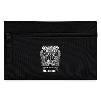 Sei immer du selbst Maschinist Geschenk - Federtasche - Schwarz - Vorne