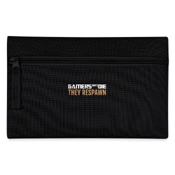 Gamer - Zocken - Nerd - Geek - Geschenk - Federtasche - Schwarz - Vorne