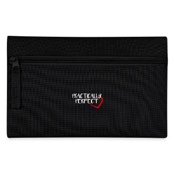 perfect heart valentines day gift - Pencil Case - black - Front