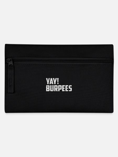 Yay Burpees Shirt - Federtasche - Schwarz