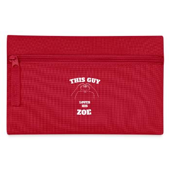 Ce mec aime son cadeau de jour de Valentine de Zoe - Trousse - rouge - Devant