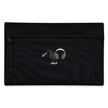 Music addict - Music - Sound - Gift - Pencil Case - black - Front