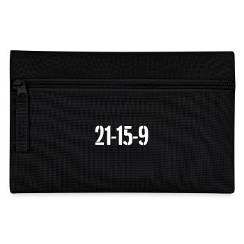 21-15-9 Chemise de fitness - Trousse - noir - Devant