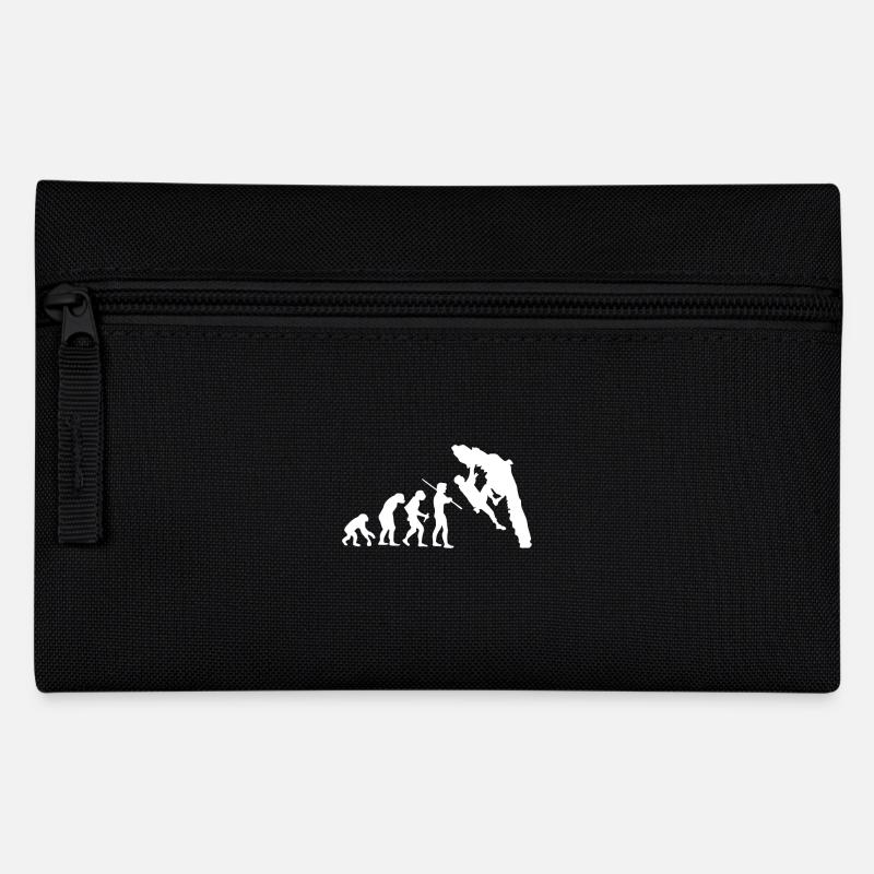 Evolution Bouldering Kletter T-Shirt - Federtasche - Schwarz