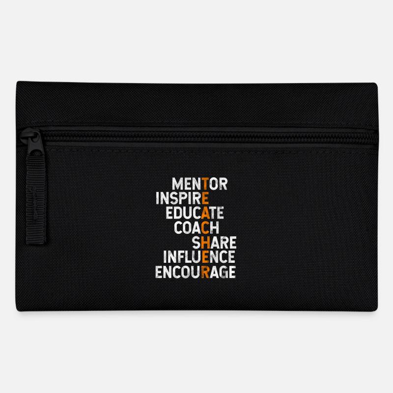 Cadeau pour professeur ou professeur - Trousse - noir
